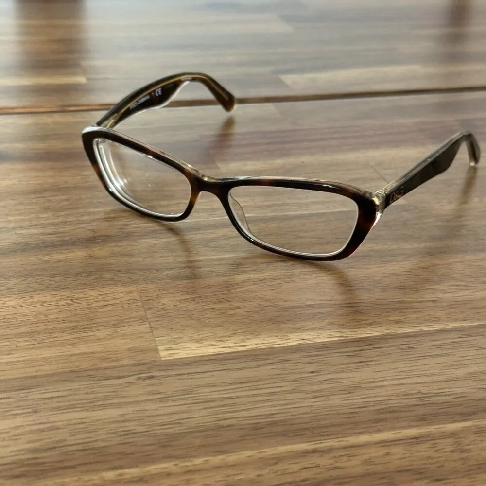 Dolce & Gabbana Eyeglasses Frames DG3168 2738 Tortoise Clear Gold 53-16-135